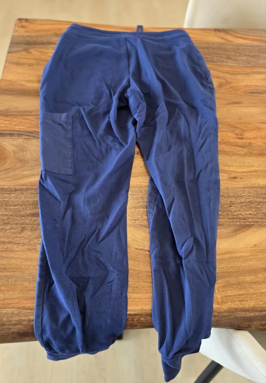 Jogger Scrub Pants In Navy Sm - Picture 2 of 2
